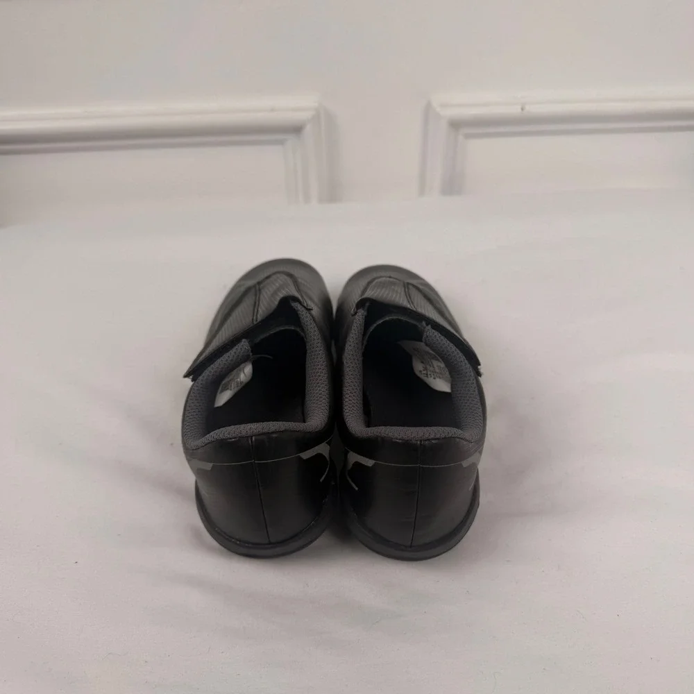Nike Mercurial Kids Soccer Cleats Black Silver CV0835-004 Size 12.5C